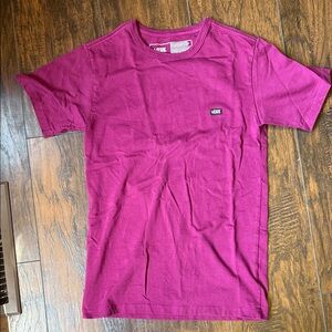 Vans Magenta Crew Neck Tee